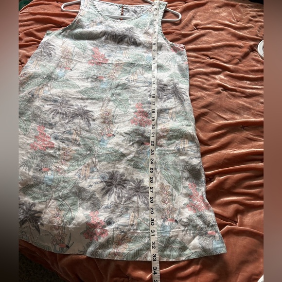 C&C California Linen VW Volkswagen Shift Dress California Cool Surfer Toucan - Picture 6 of 7